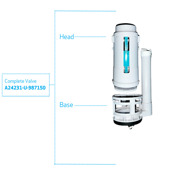 A24231-U-987150 Outlet Valve for Sydney Smart II Top Button Toilet